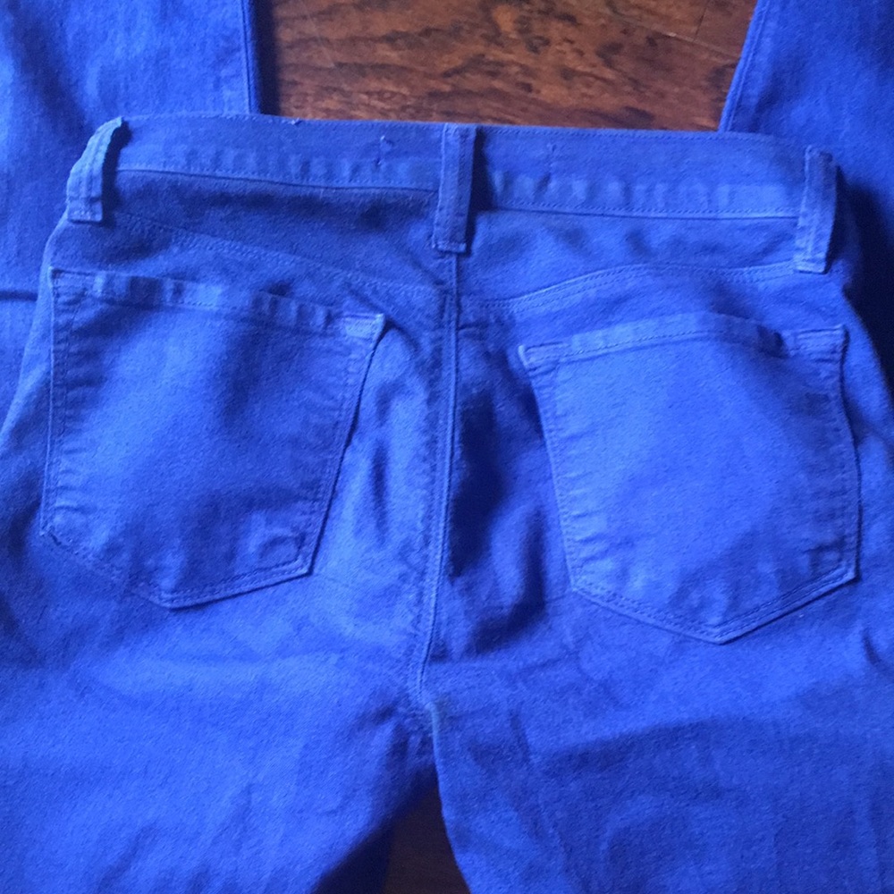 JBrand Coated Cobalt blue skinny jeans 25 - Picture 4 of 11